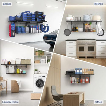 1x4ft Garage Wall Shelves