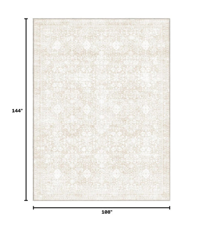 9x12 Area Rugs (Cream / 9' x 12' (Rectangular))