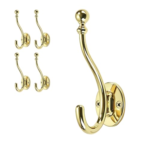 5 Pack Coat Hooks Matte Black Coat Hook