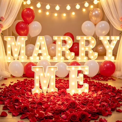 Marquee Letters Love Marry ME Gifts for Women