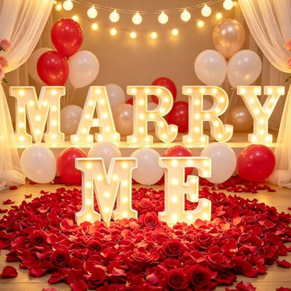 Marquee Letters Love Marry ME Gifts for Women