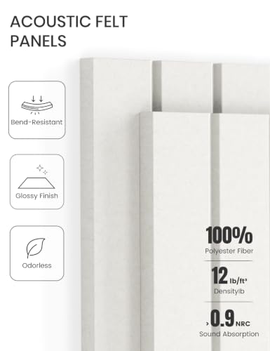 48" x 36" Large Felt Bulletin Board (Milky White / Fine-stripe 12-pack)