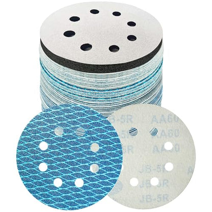 5 Inch 8 Hole Hook and Loop Sanding Discs