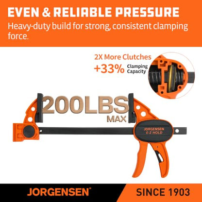 E Z HOLD 2PK Light Duty Clamp