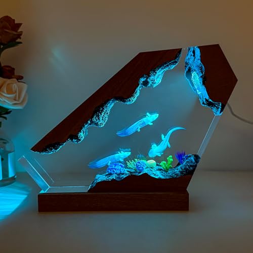 Flying Dragon Resin Lamp