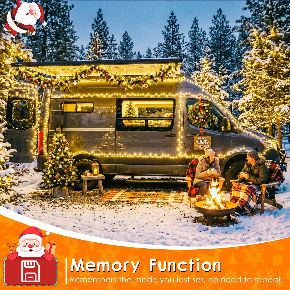 300 LED Christmas Lights Outdoor 98 FT Warm White Remote and Plug (Warm White / 300 LED)