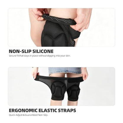 Breathable Mesh Padded Knee Sleeves