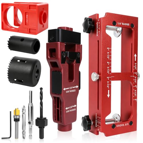 Door Hinge Lock & Latch Installation Kit
