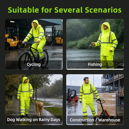 Hi Vis Rain Suit