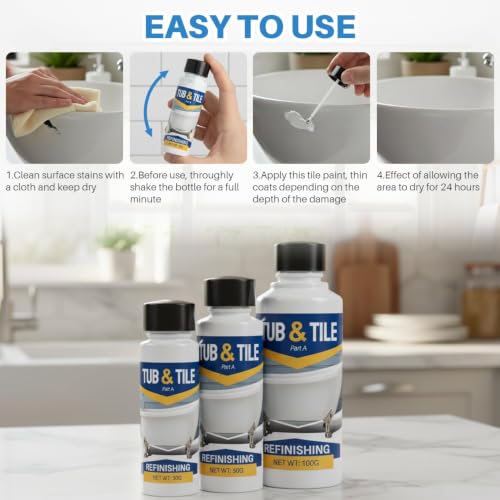 Tub and Tile Paint Refinishing Kit