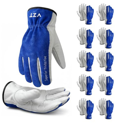 Leather Work Gloves for Men & Women