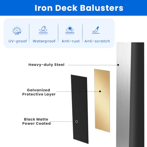 101 Pack Iron Balusters