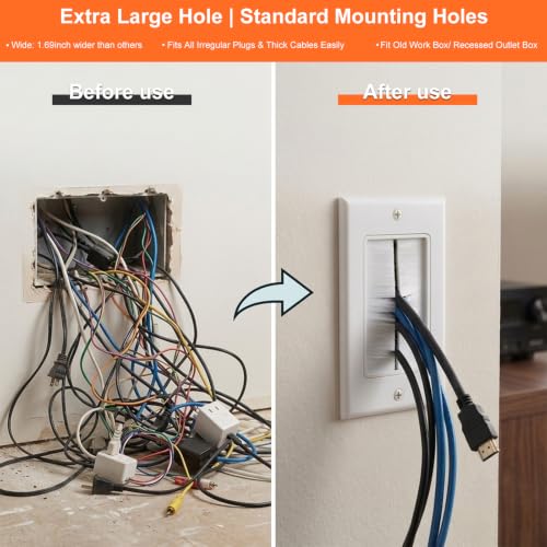 in wall Cable Management kit W