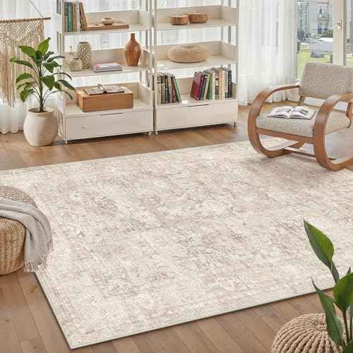 3x4 Beige Neutral Entryway Area Rug (Neutral | Beige / 3' x 4' (Rectangular))