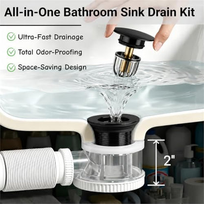 Universal Bathroom Sink Drain Kit