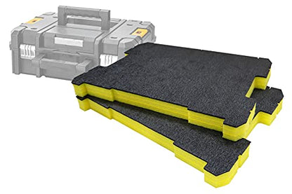 Foam Inserts Cut & Peel Foam Inserts Compatible With DeWalt TSTAK & Stanley ProStack Boxes