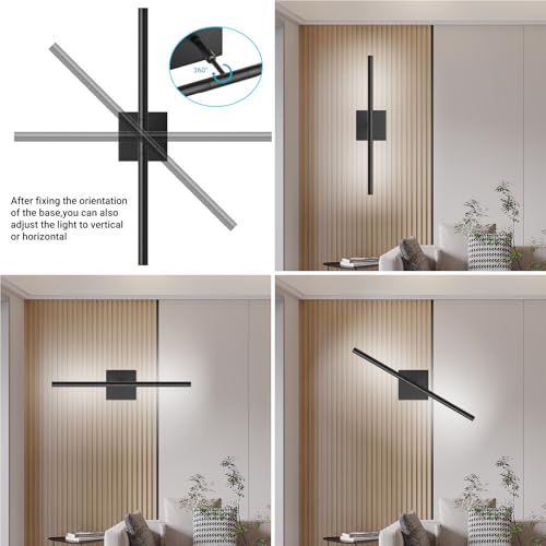 Hardwired Black Vanity Light Fixtures for Bathroom