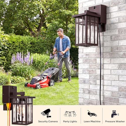 GFCI Motion Sensor Outdoor Wall Lights