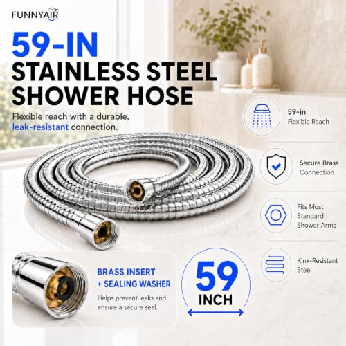 High Pressure Shower Head (Gray)
