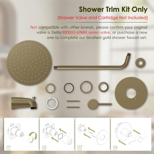 Replacement for Delta Shower Trim Kit