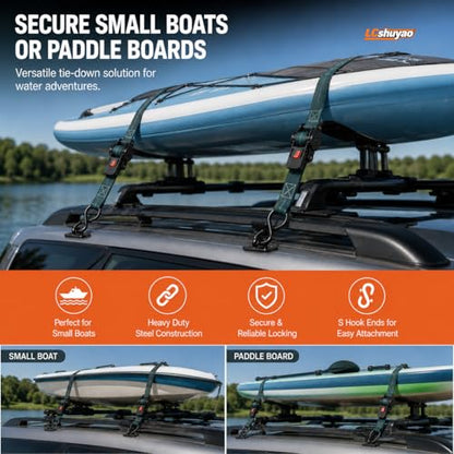 Retractable Ratchet Straps 2" x 13ft 2