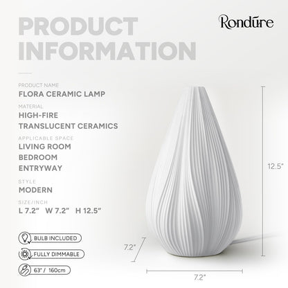 Modern Ceramic Decorative Table Lamp Living Room Bedroom Bedside