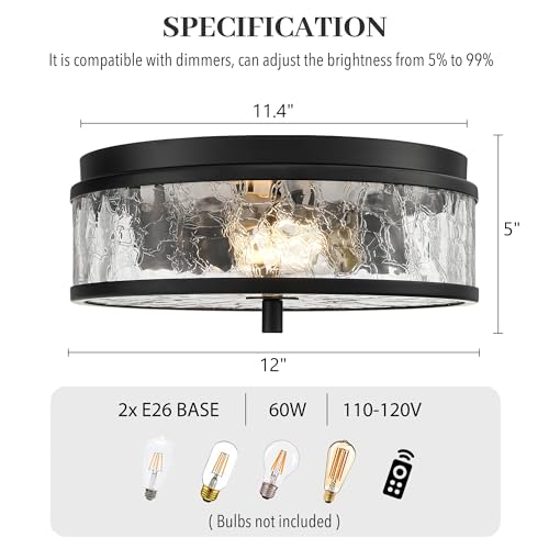 12 Inch Flush Mount Ceiling Light