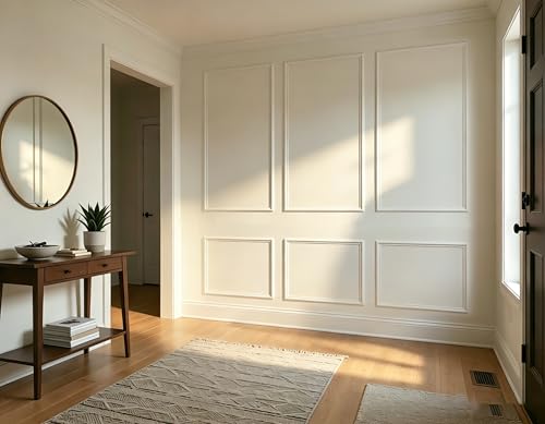 Pre Cut Peel & Stick Wall Molding Box Moulding Trim