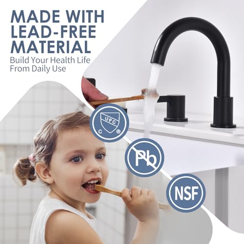 Two Handle WIDESPREADE Bathroom Faucet 18029