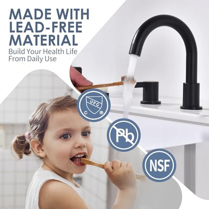 Two Handle WIDESPREADE Bathroom Faucet 18029