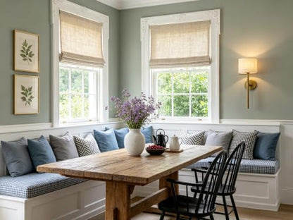 Fabric Shade Wall Sconce with Long Pole