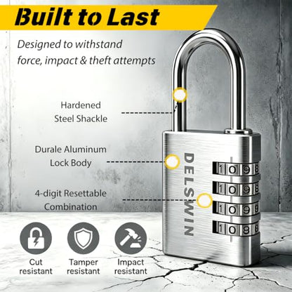 Aluminum Combination Padlock