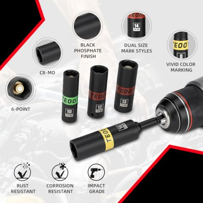 Magnetic Impact Socket Set