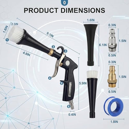Tornado Car Cleaning Gun (Iron Bearing Air Blow Gun)