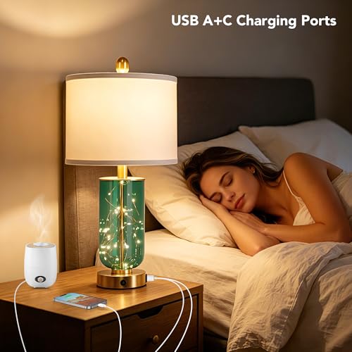23" Bedside Table Lamps for Living Room