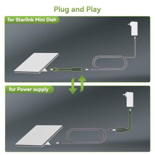 Starlink Mini DC Extension Cable 1FT