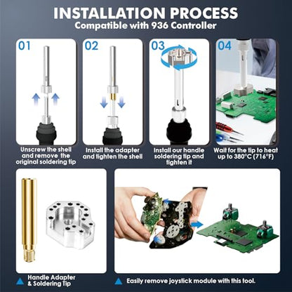 Joystick Soldering Iron Tip Kit