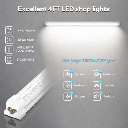 4ft LED Shop Lights