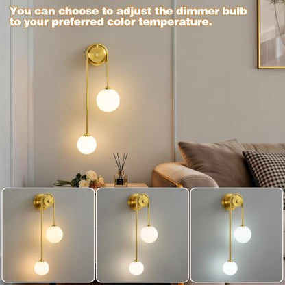 Globe Wall Sconce (Gold)