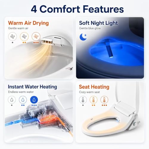 RFY210S W Bidet Toilet Seat