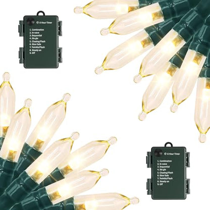 Warm White Battery String Lights (Warm White / 2 Pack)
