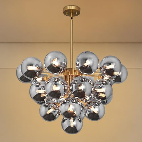 23 Lights Sputnik Chandelier for Dining Room Entryway