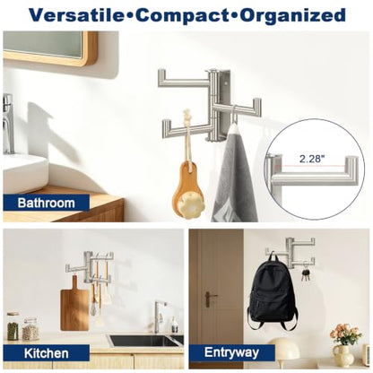 Swivel Towel Hook 3 Arms