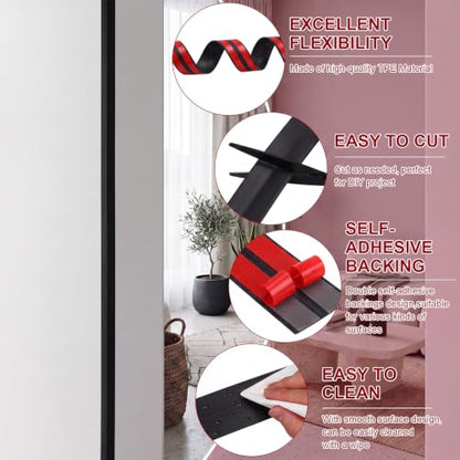 20ft Flexible Wall Corner Protector Moulding Trim