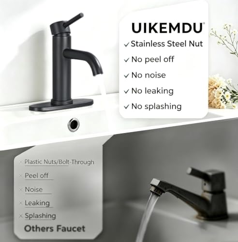 Single Handle Bathroom Sink Faucet