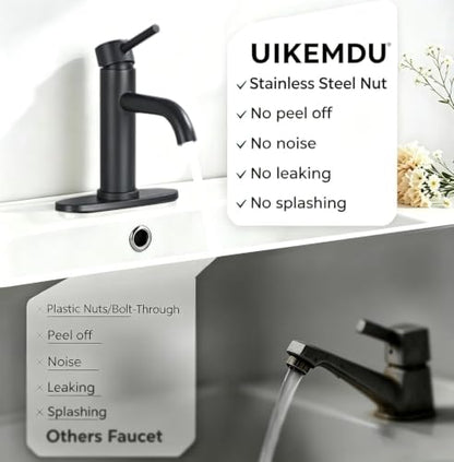 Single Handle Bathroom Sink Faucet