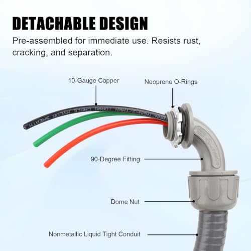 1 2 Inch 3 Conductor 10 Gauge Electrical Wire
