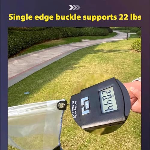 Clear Tarp 8 x 20 ft Clear Tarps Heavy Duty Water Resistant (8 x 20 FT)