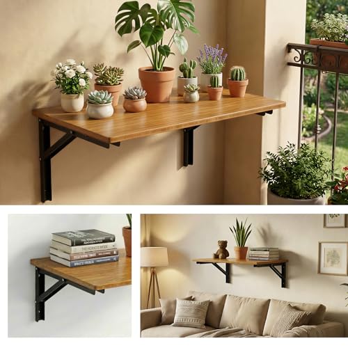 Black Folding Shelf Brackets