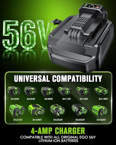Replacement Battery Charger for EGO 56V Battery